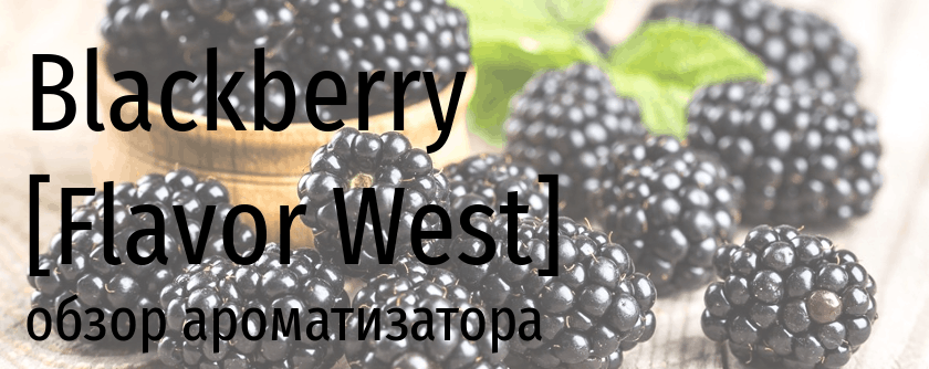 FW Blackberry flavor west
